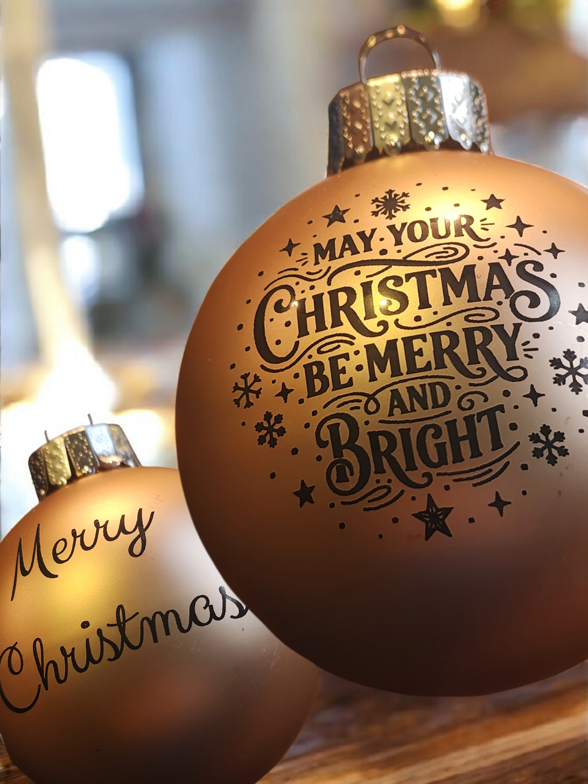 Custom Engraved Ornaments