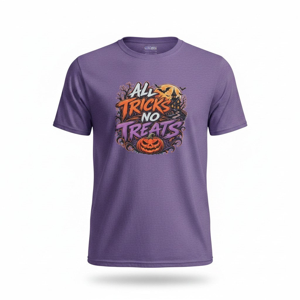All Tricks No Treats Halloween T-Shirt