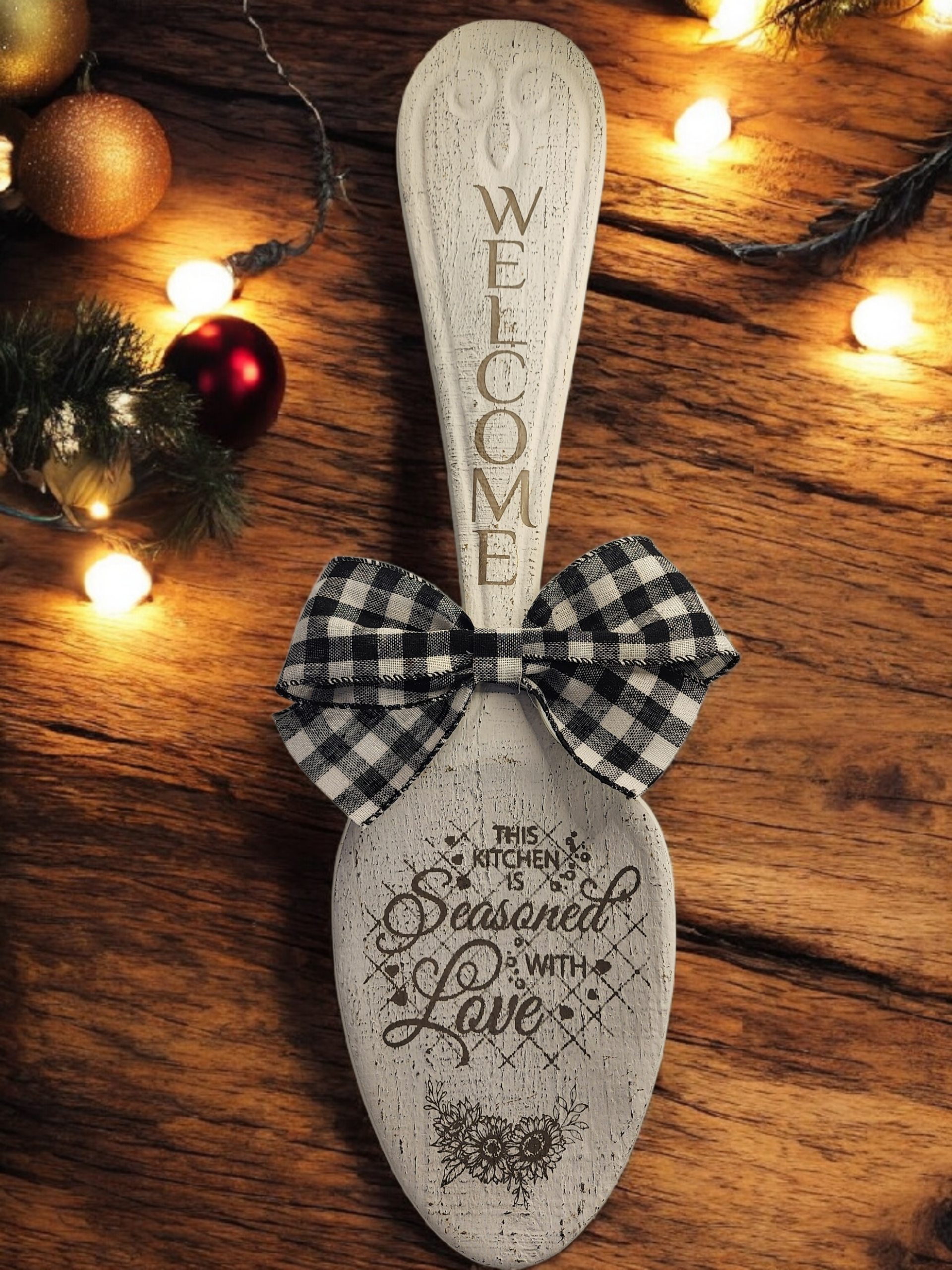 Custom Engraved Wooden Spoon Wall Decor