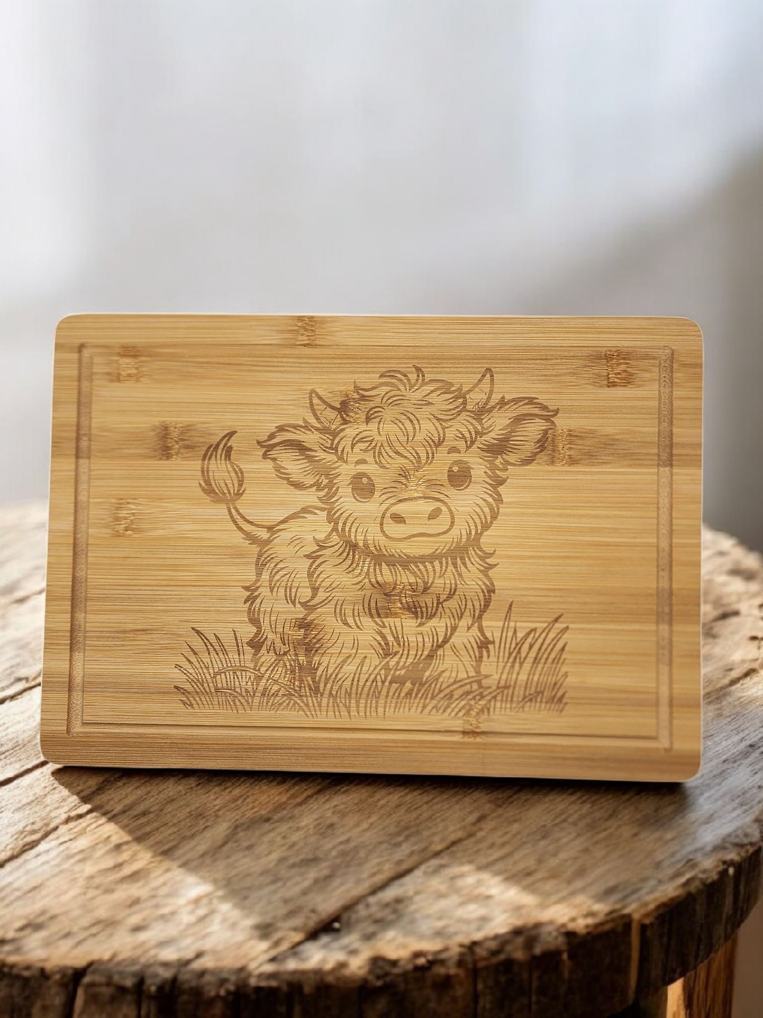 Custom Engraved 13x9 Wooden Cutting Board