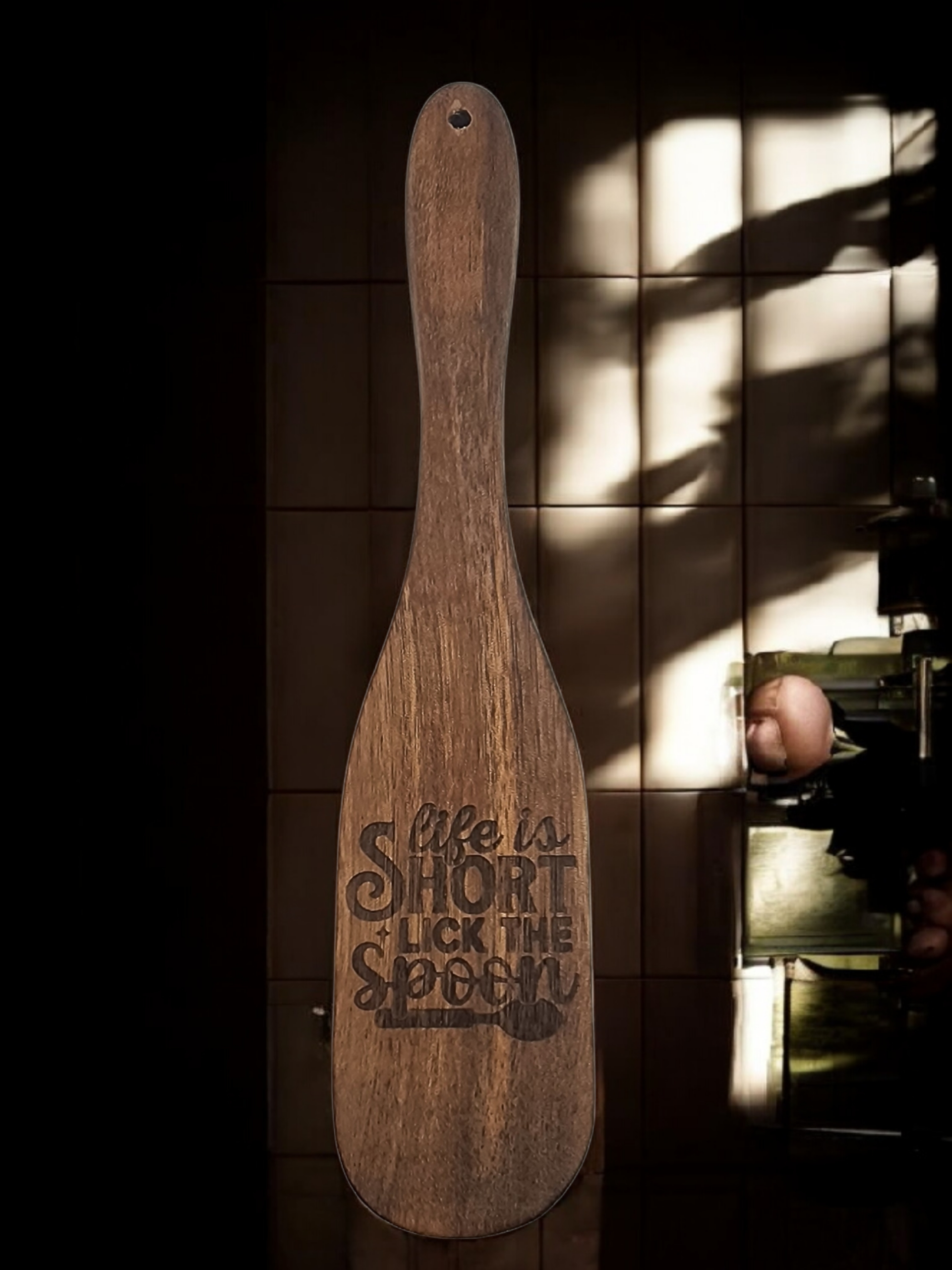 Wooden Utensil-Life is Short