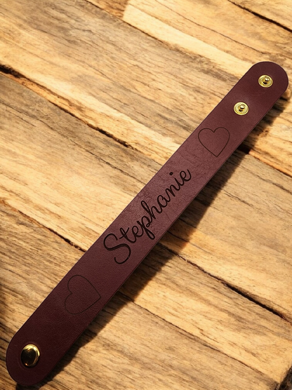 Personalized Genuine Leather Bracelet