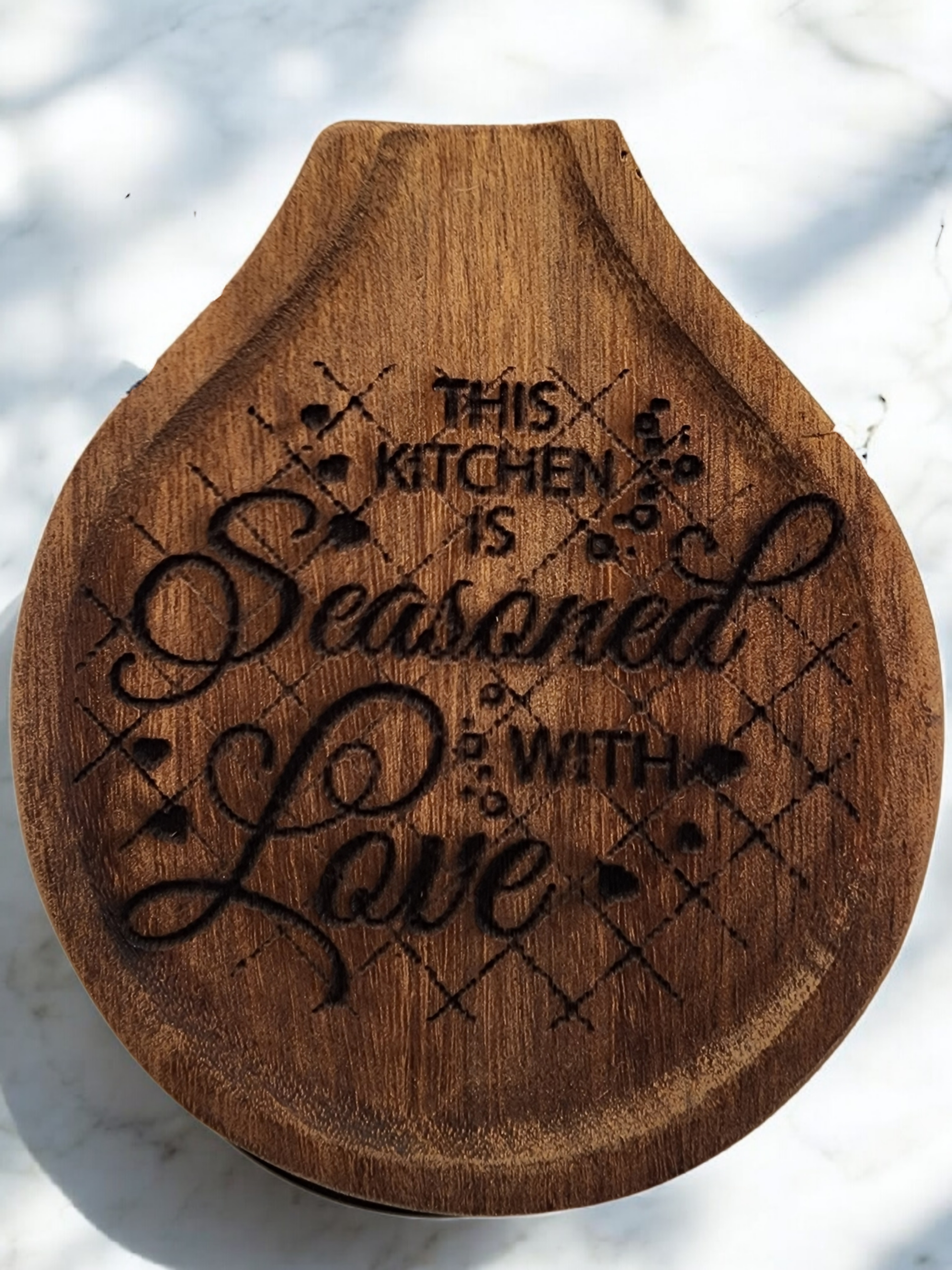Custom Engraved Spoon Rest - Kitchen