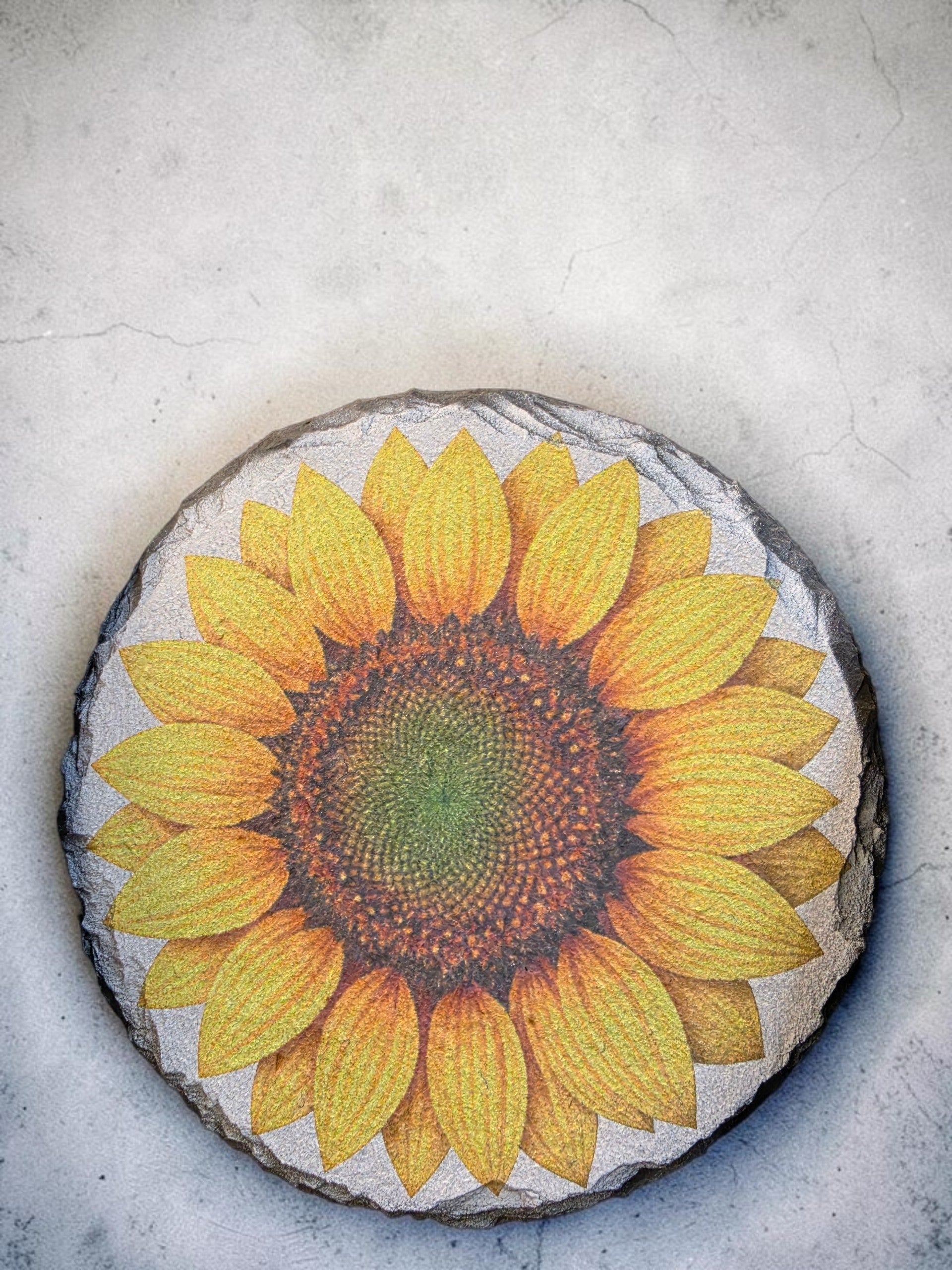 Sunflower Slate Coaster