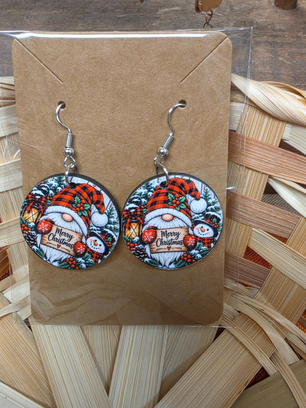Christmas Gnome Earrings