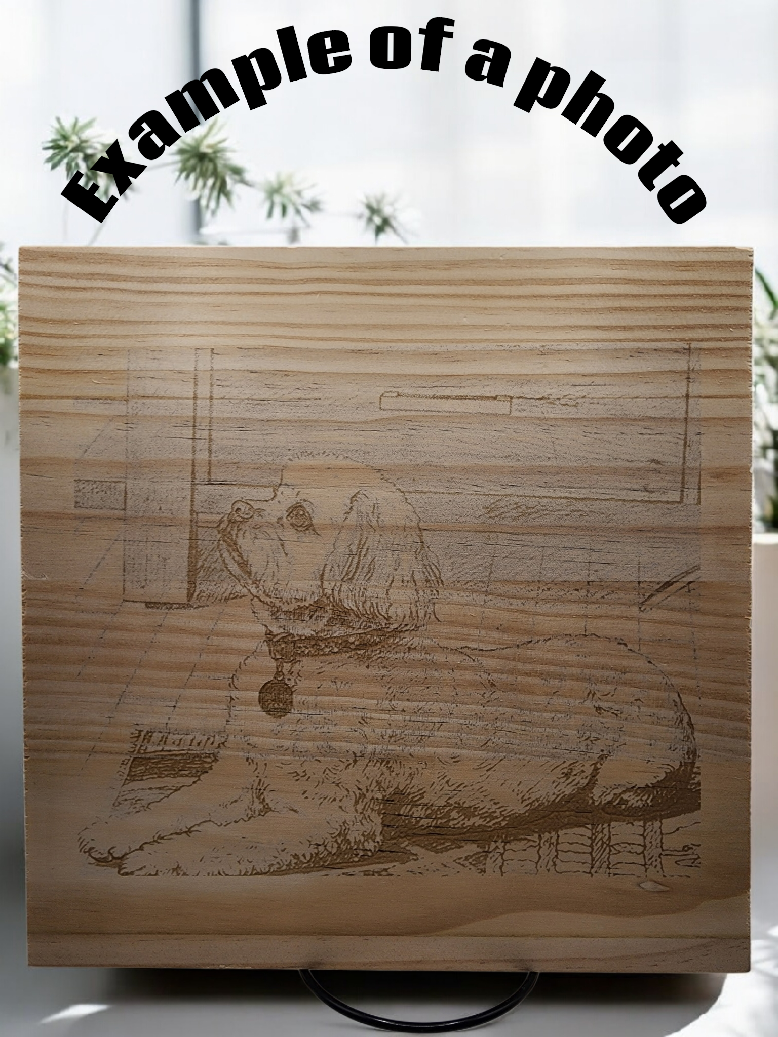 10x10 Wooden Plaque/ Add your personal photo