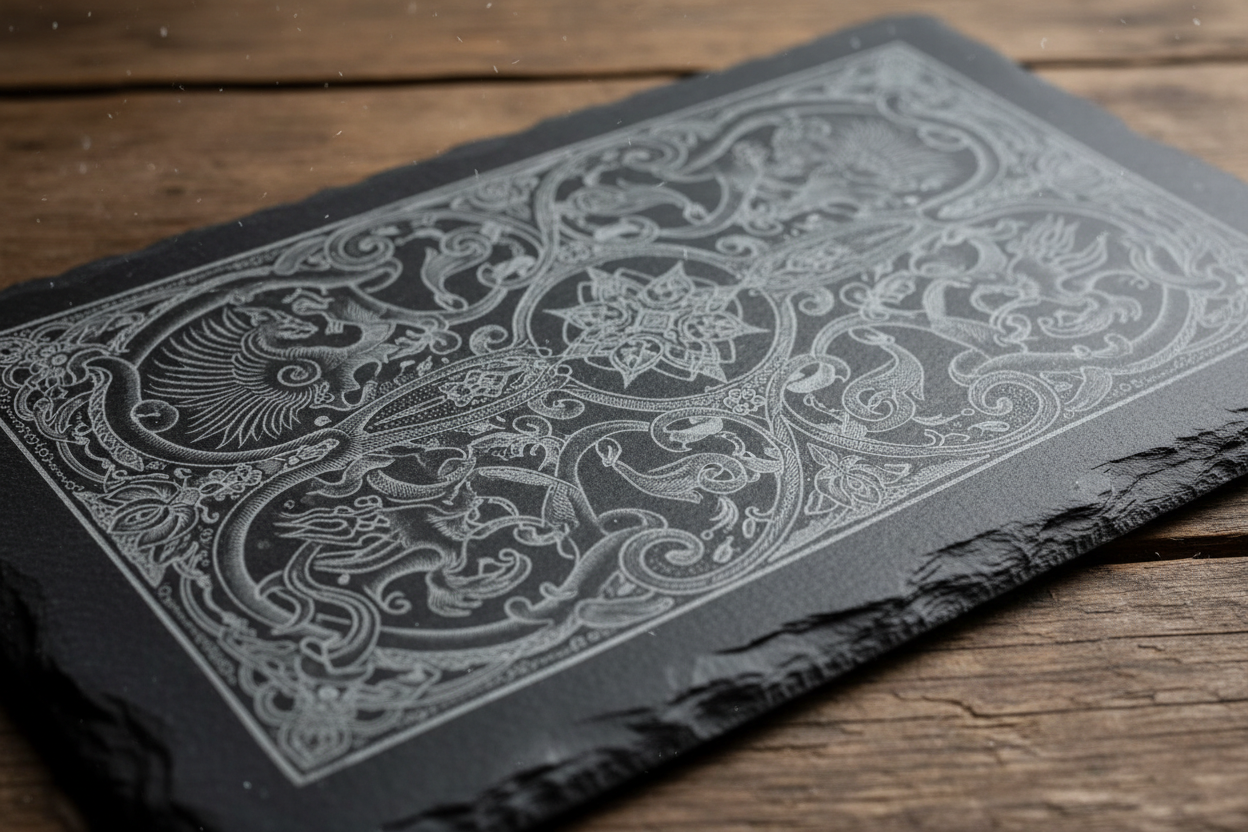 slate engraved image